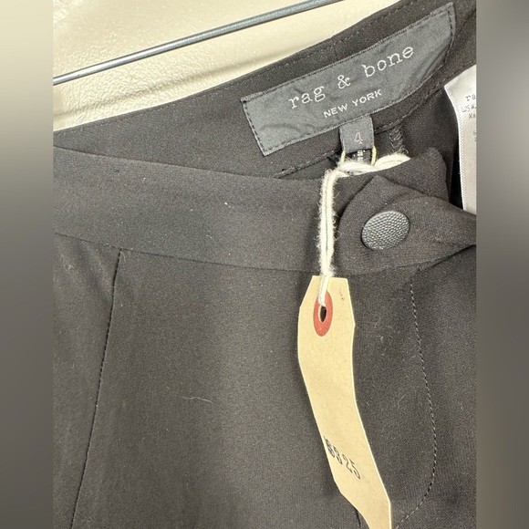 NWT RAG & BONE Skinny Pajama Pant in Black Size 4 - Picture 5 of 7